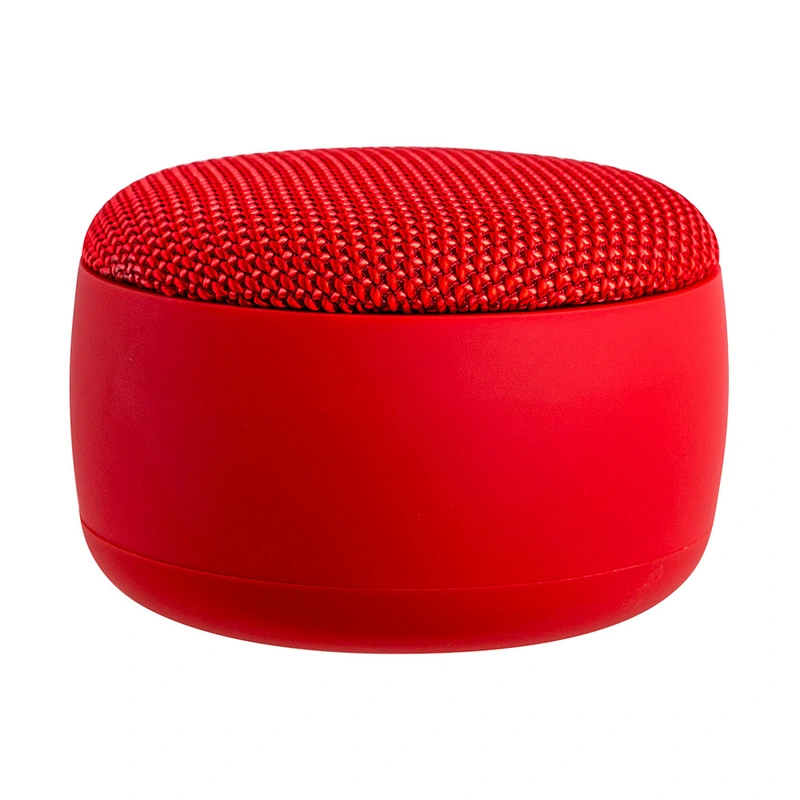 portable subwoofer cloth cover fabric material stereo wireless round 3W tws speaker