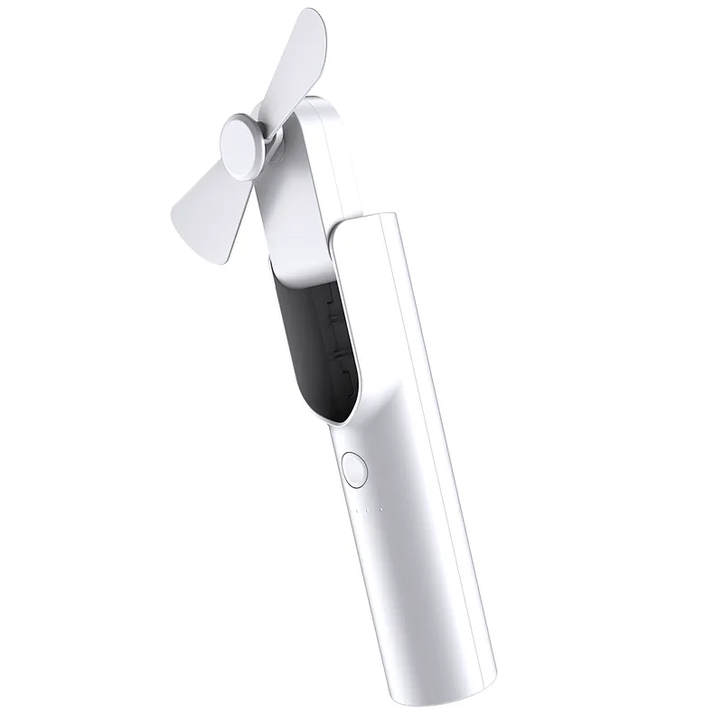 Portable Folding Handy Small Mini Electric Fan Pocket Stand Charging Cooler Rechargeable Battery Fan with Power Bank 4800mah