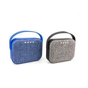 mesh cover cloth grill/grille fabric wireless speaker with handle