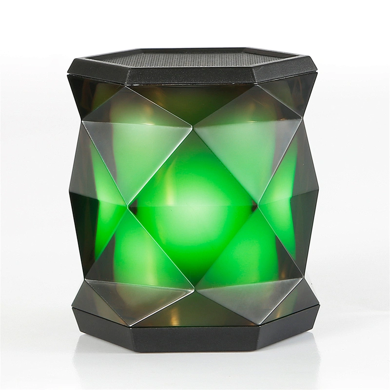 New Design Crystal Diamond Shape BT Wireless Led Speaker