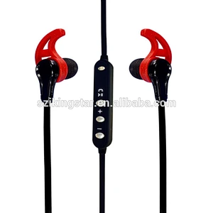 ODM customized OEM logo sport neckband wireless headphones in ear earhook promotion gift earphones