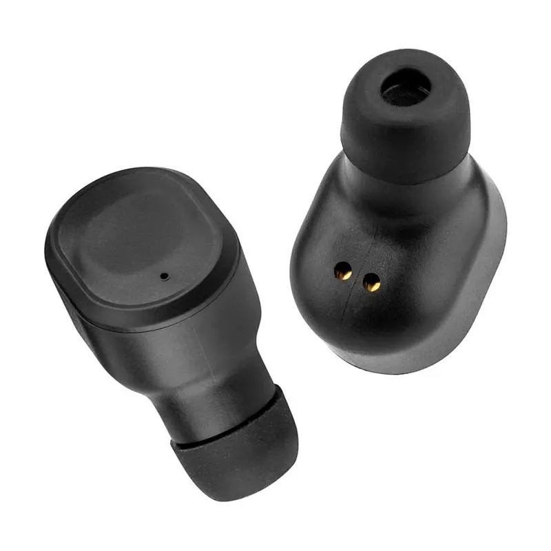 Mini Square Metal Charging Box Invisible In Ear Earphone Headphones TWS Wireless Earbuds Bluetooth 5.0
