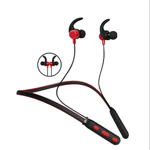 Sport Stereo gym bluetooth  Earphone Wireless magnetic Neckband Headset with Mic