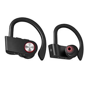 Wholesale high quality Sports earphone Handsfree Stereo mini adjustable lightweight true tws hook wireless earphone