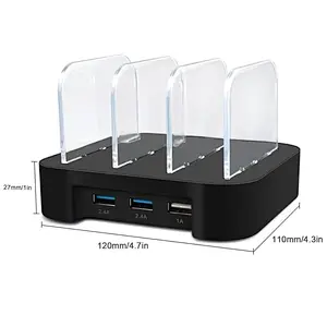 Portable Multi Device 3 Port USB Desktop Charging Station