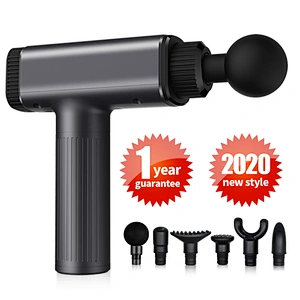 YOUMAY Handheld Back Percussion with LCD Screen Massager Aluminium Alloy Body Relax Massage Gun