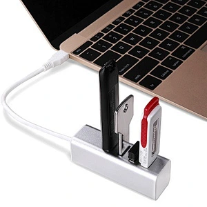 Multi-function Type-C Adapter 3.0 USB High Speed 4 Ports Hub