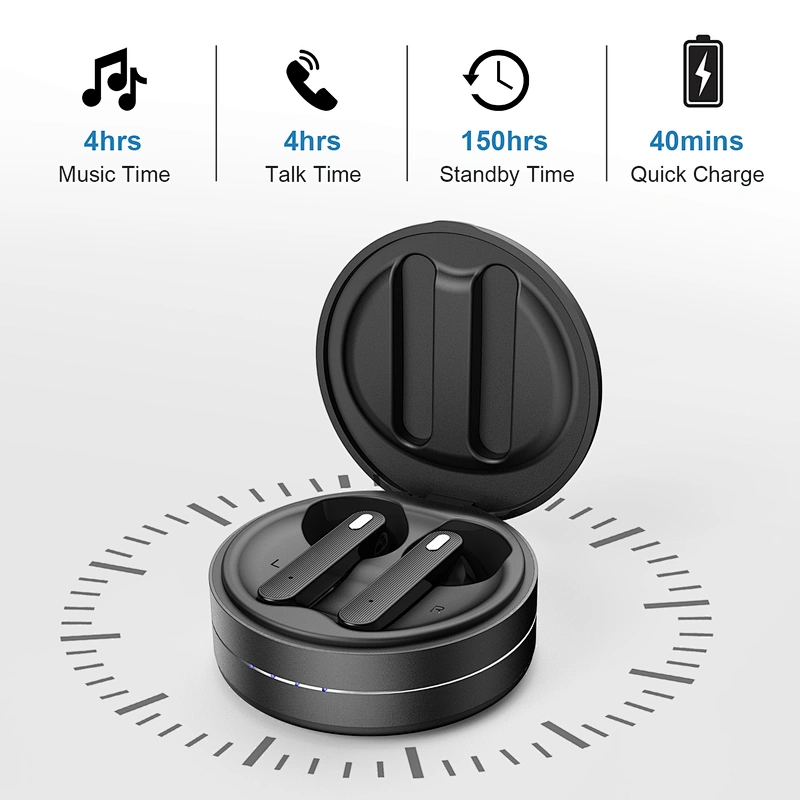 Best Quality Gamer Headphones Earphones OEM Headset Black Waterproof Wireless Bluetooth Earphone