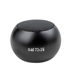 Wholesale OEM Promotion gift Super bass innovative subwoofer computer Mini portable Aluminium Alloy Round wireless Speaker