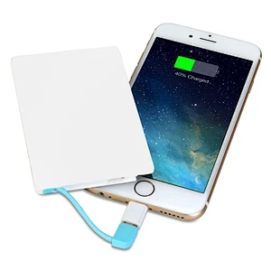 Custom logo  fast charging  small size portable power bank wallet