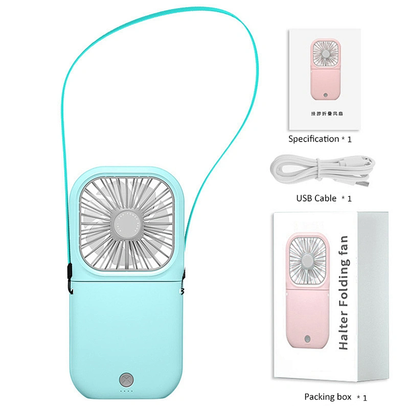 Promotional Mini Foldable USB Handheld Fan with Power Bank