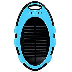 Double USB Ports 5000mah Cell Phone Charger Solar Power Bank