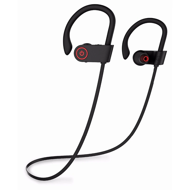super bass comfortable eva case wireless sport earhook earphone