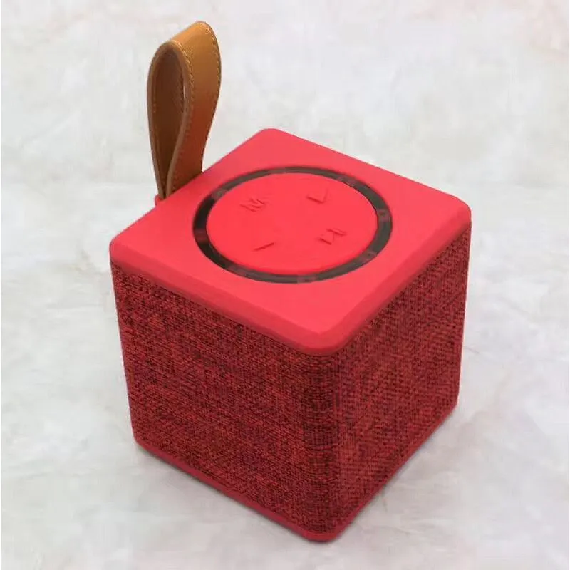 Promotion Gift Portable Wireless Fabric 5W Square Speakers