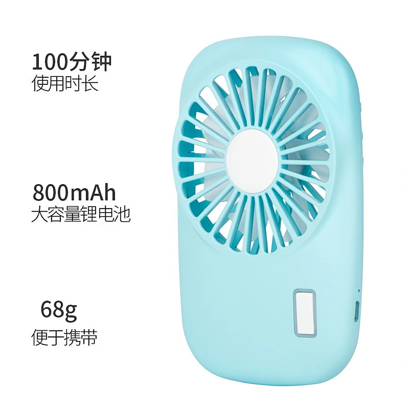 2019 Promotion gifts Compact desktop with lithium battery subway Handheld electrical Fan with rope outdoor Portable usb mini fan