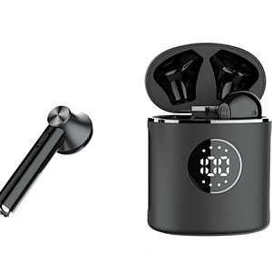 Free sample hot selling promotion gift stereo wireless display tws earphones