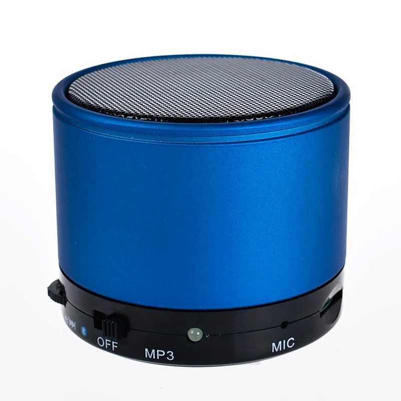 blister box oem color wireless handfreee call mini cylinder speaker