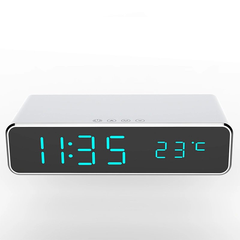 2018 Hot Sale Temperature Display Alarm Clock Wireless Charger