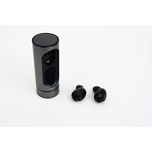 sports bluetooth 5.0 mini round case earphone Noise Canceling stereo bass long standby twins bt TWS Metal Wireless Earbuds
