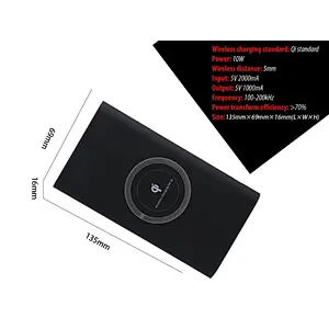 Mobile Phone Wireless Charger Power Bank 10000 mAh