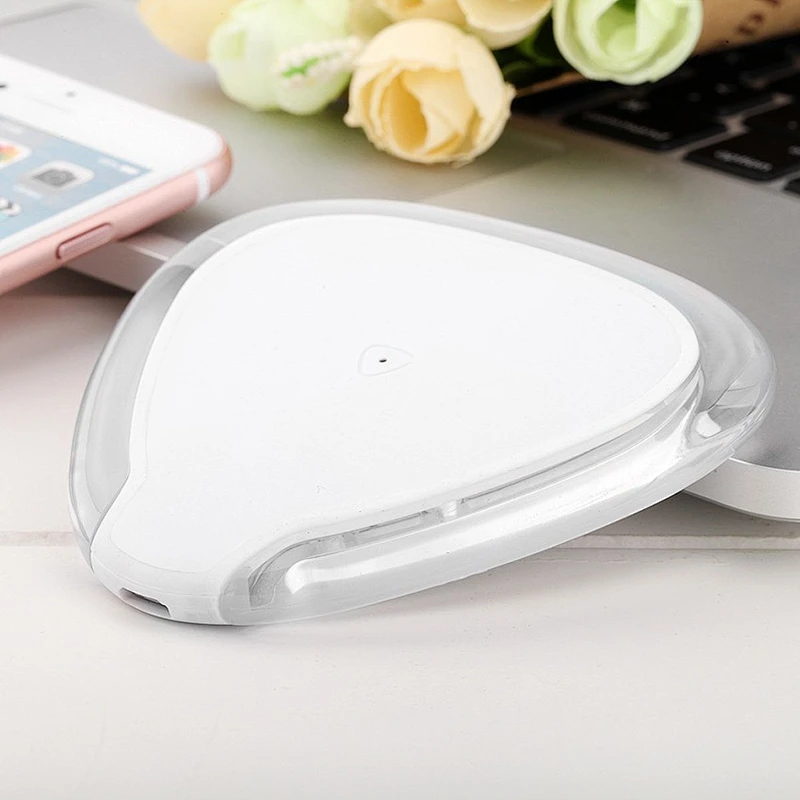 Fast Portable Universal Mobile Mini QI Triangle Charger Wireless