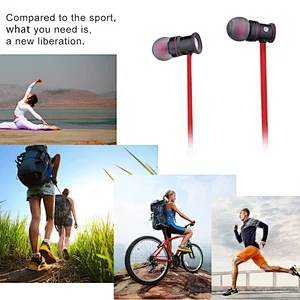 Wireless sport In-Ear neck headphones bluetooth earphones for running