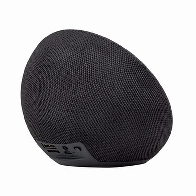 3 in 1 Fabric Round Phone Stand Power Bank QI Wireless Charger Bluetooth Speaker