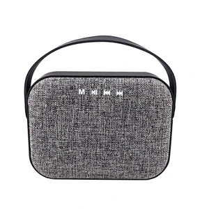 mesh cover cloth grill/grille fabric wireless speaker with handle