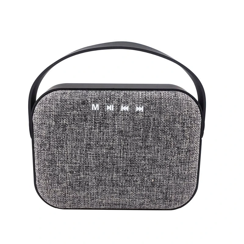 mesh cover cloth grill/grille fabric wireless speaker with handle