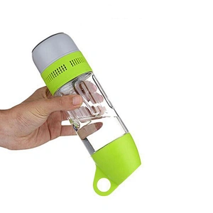 Wholesale Outdoor Climbing Travel 2000mah BT Blue Tooth Compass Wireless 3 In 1 Water Bottle Bluetooth Bike Speaker