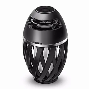 Torch Atmosphere Portable Outdoor gift waterproof wireless led flame lamp speaker