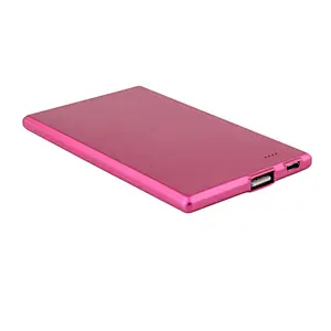 promotion gift customized oem portable charger Ultra Thin mini Aluminum power bank