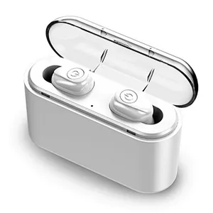 Invisible Bluetooth TWS 2200mah Wireless Portable 5D Stereo Power Bank Earbuds
