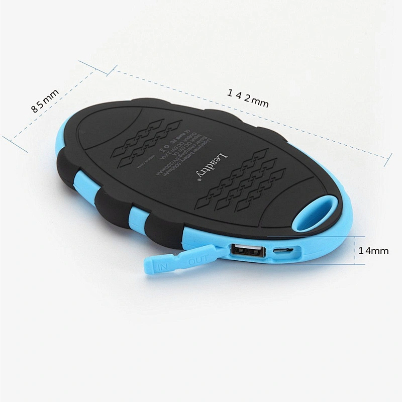 Outdoor Waterproof 5000mah Ultra Slim Solar Power Bank