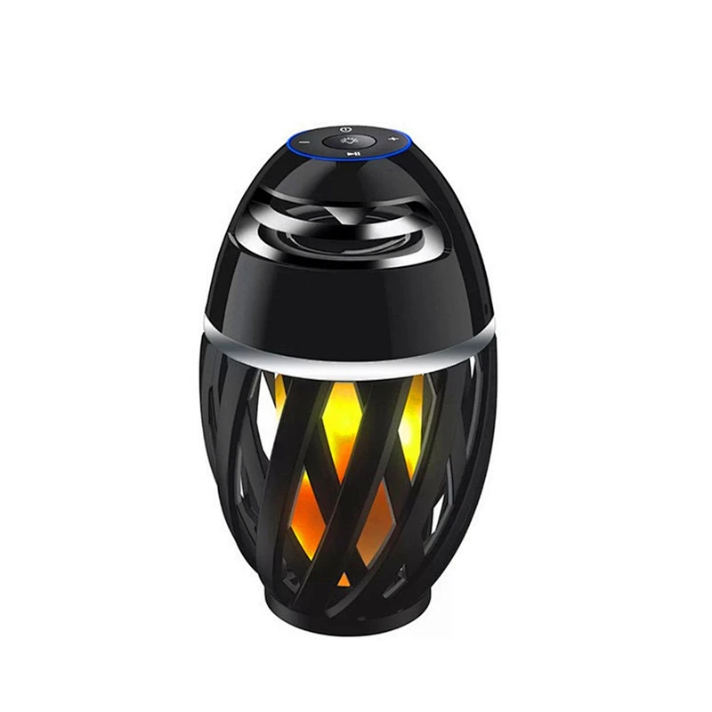 Portable Flame Home Theater Outdoor LED Lamp Bluetooth Speaker