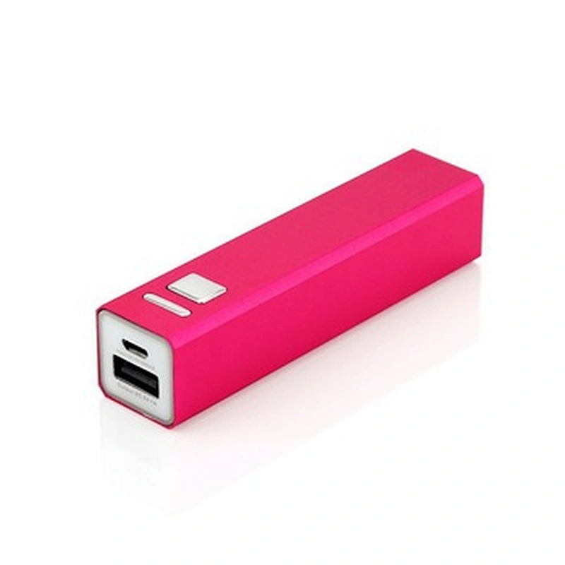 Promotion Gift OEM 18650 Battery Powerbank Phone Charger Pocket Smallest Compact Super Mini Aluminum Power bank 2000mAh