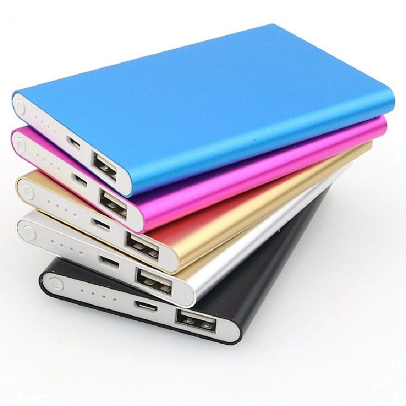 Custom brand 2500mAh dual usb Ultra Slim battery Charger