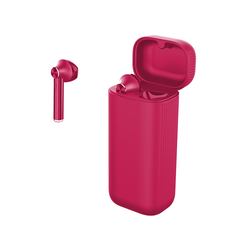 Tws OEM Factory Print Your Logo In Earbuds V5.0 True Wireless Stereo Earphone with battery charger