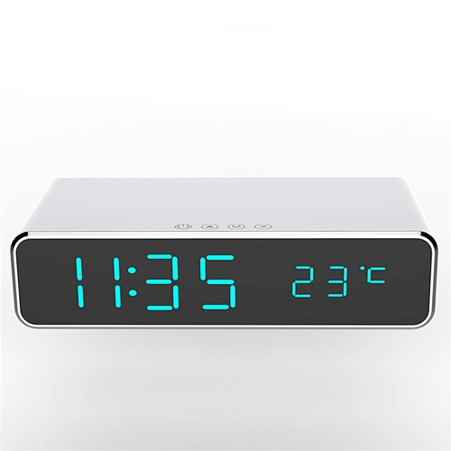 Multifunctional Temperature Display Alarm Clock Wireless Charger