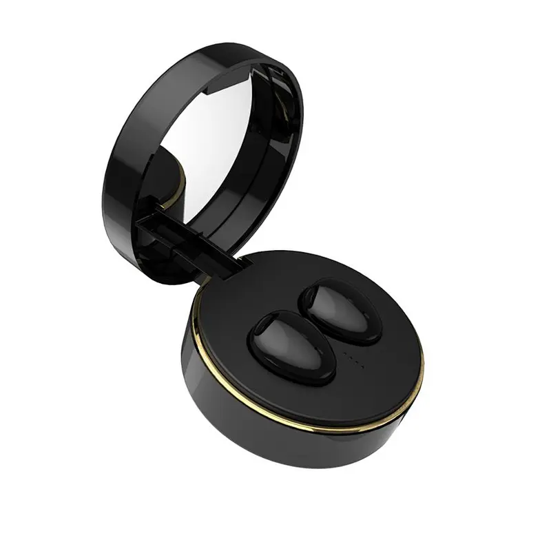 portable in ear mini true wireless stereo cosmetic TWS mirror earbuds