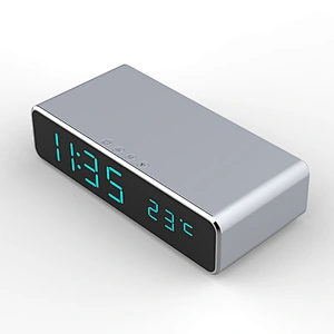 2018 Hot Sale Temperature Display Alarm Clock Wireless Charger