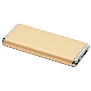 USB charge casing square power banks  mini portable  type-c slim aluminium 2000mah powerbank