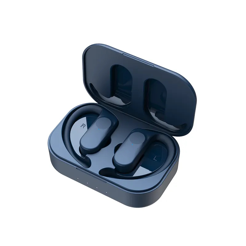 swimming earhook headphones IPX7 stereo dual microphone tws euarbds