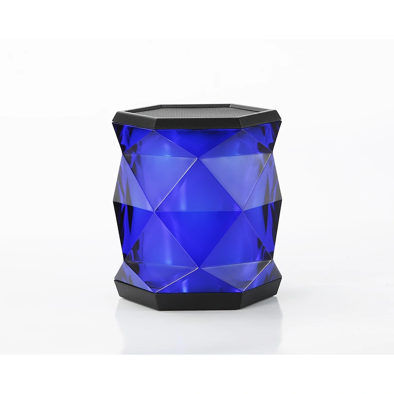 3W mini acrylic stereo color change light led bluetooth speaker