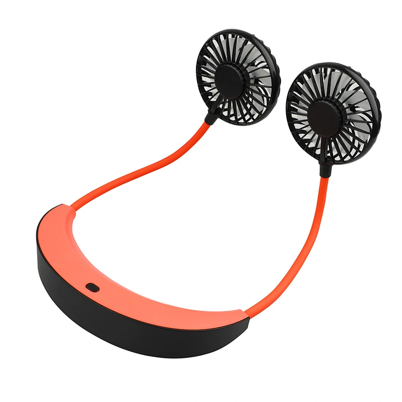 Hand-Free Portable Sports Outdoor Cooling Fans USB Rechargeable Neckband Lazy Neckband Fan