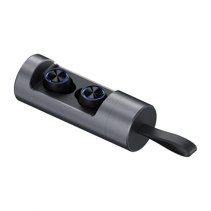 OEM  TWS Earphones Wireless BT 5.0 earphone Stereo aluminium alloy rotate earbuds tws