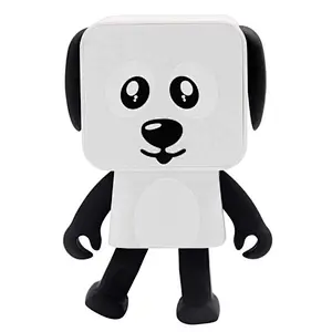 Mini Portable Cartoon Wireless Blue tooth Wireless Smart Robot Dancing Dog Toys Speaker