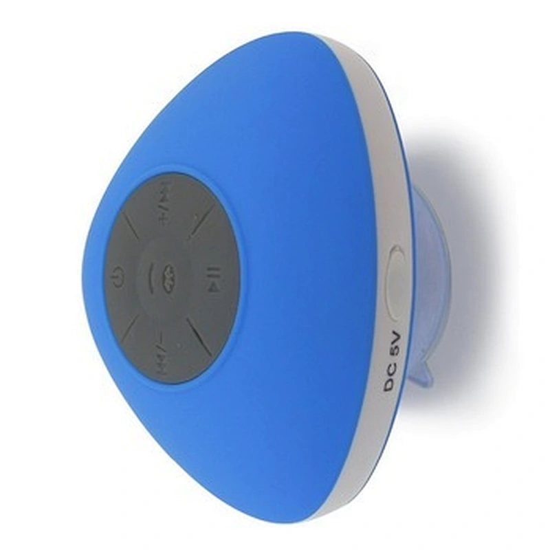 wholesale mini suck up IPX4 waterproof wireless shower speaker