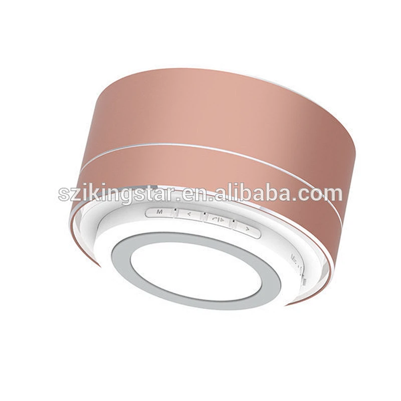 Aluminum Alloy Led Light Cylinder Wireless A10 Speaker