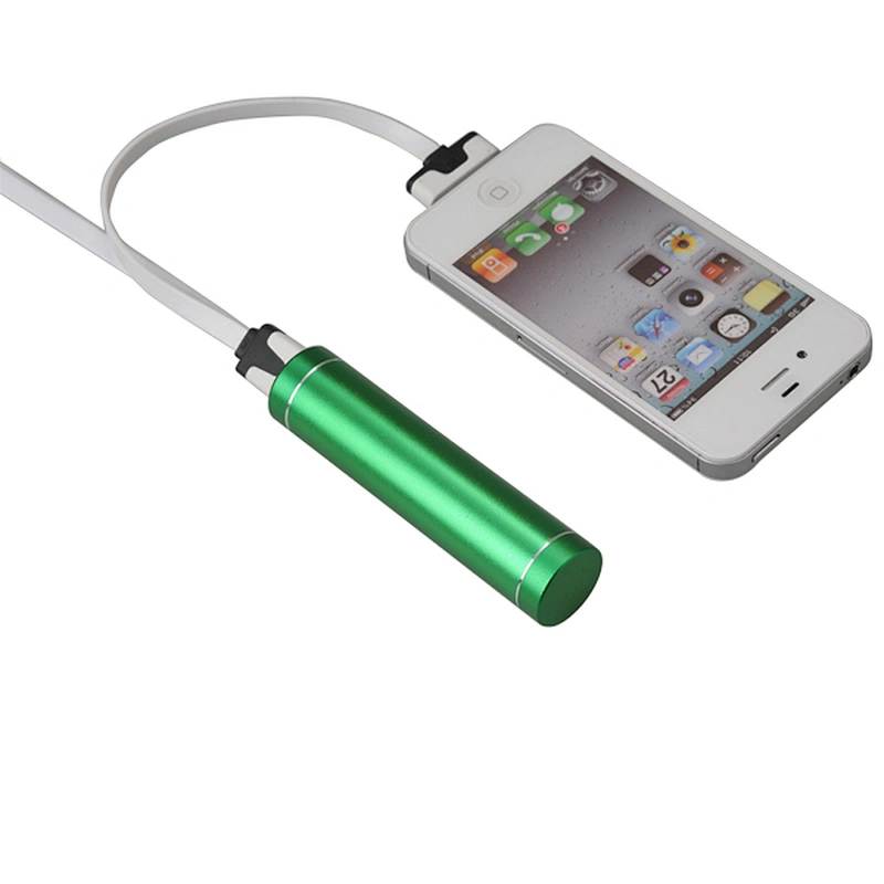 Rounded Shape Mobile Phone Charger Lipstick Portable power bank 2600mah